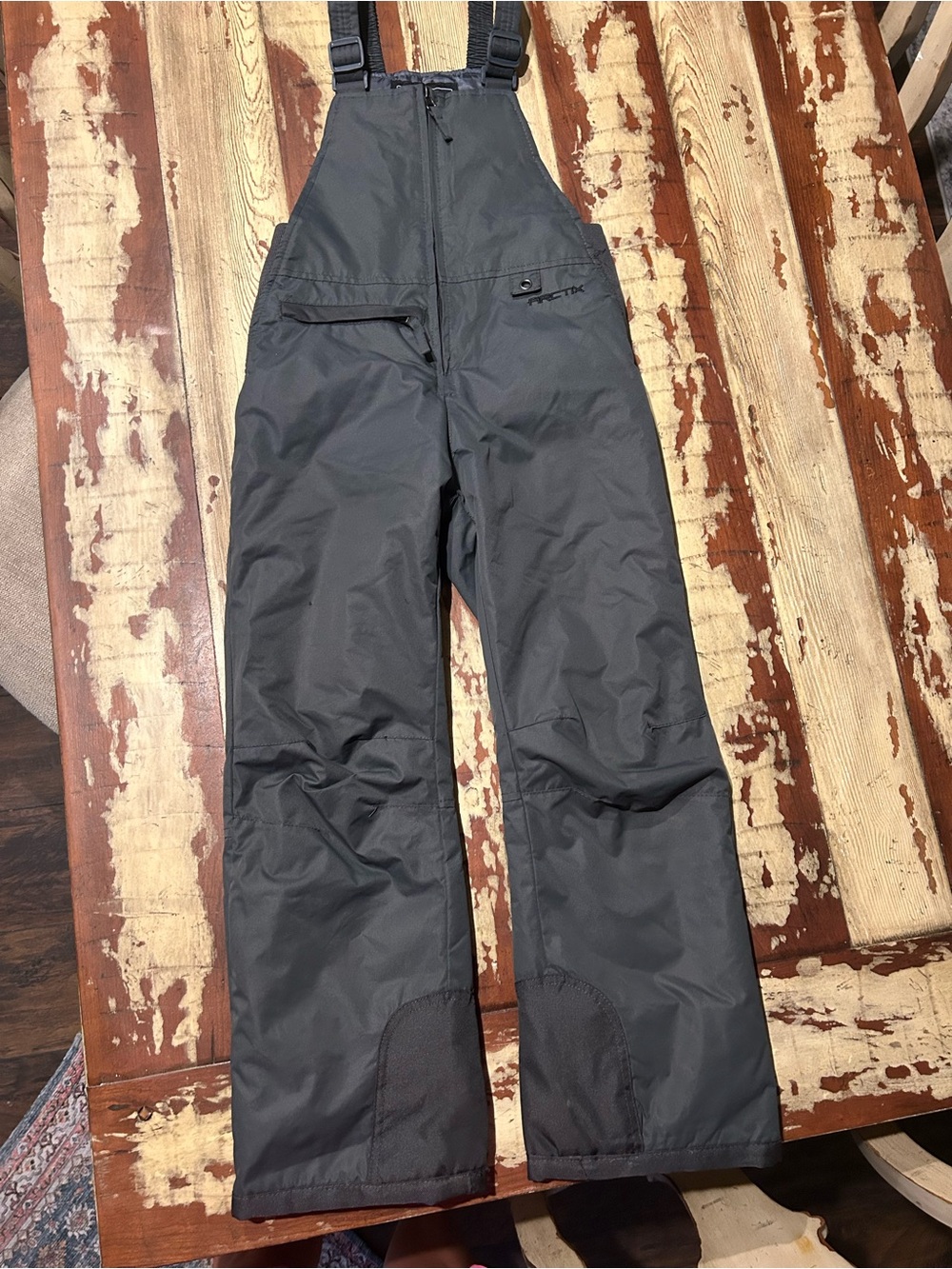 Arctix Gray Kids' Insulated Snow Overalls